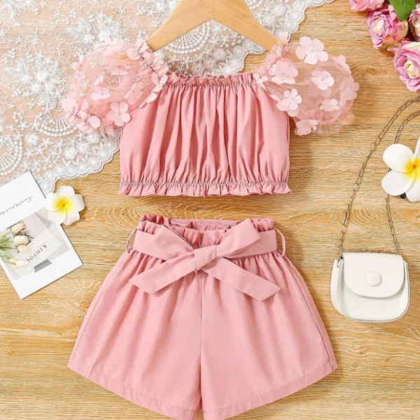 Baby Girl Pink Party 2 Pcs