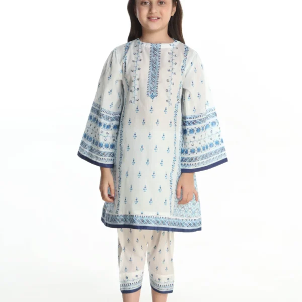 Printed Kurti With Trousers