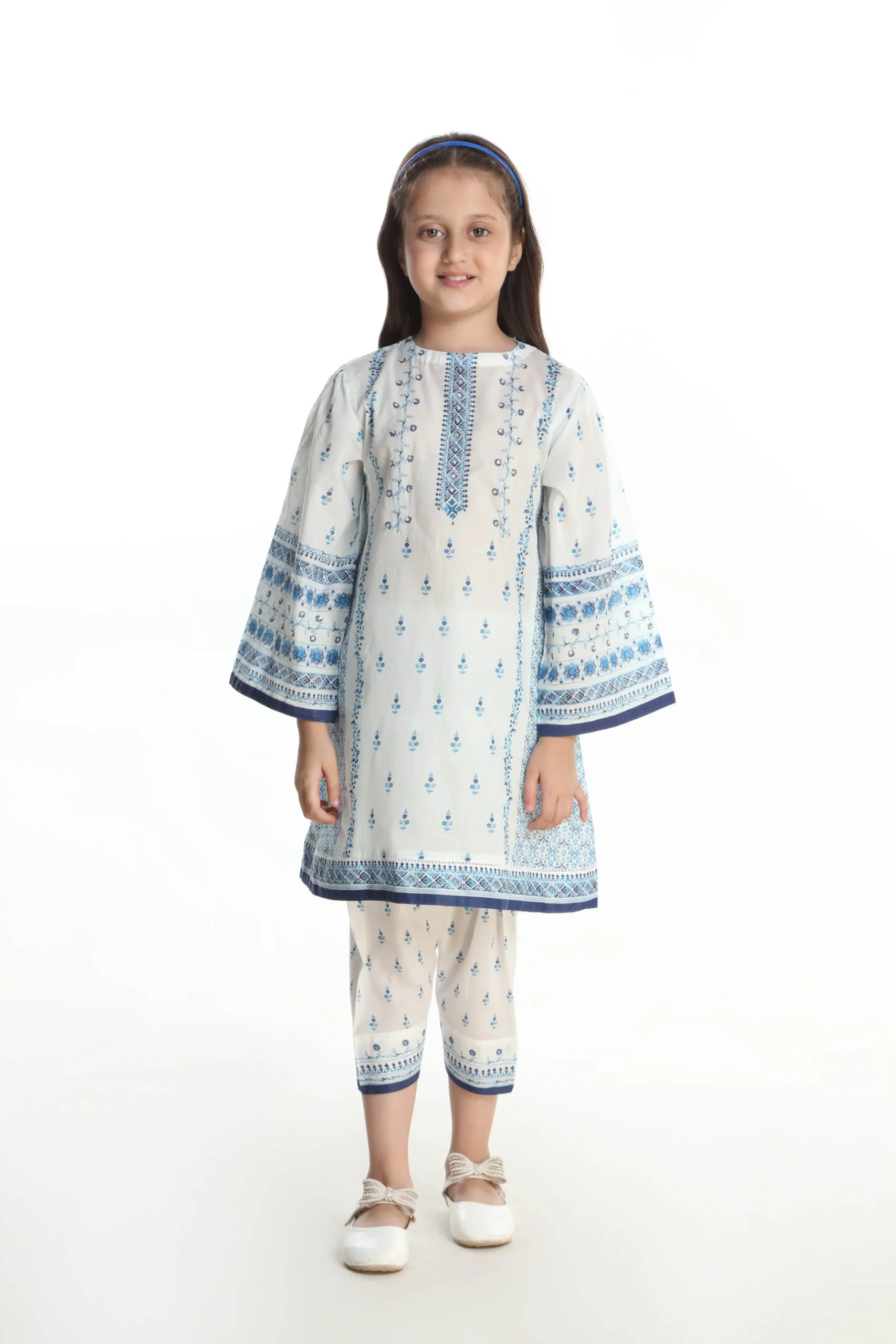 Printed Kurti With Trousers