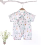 Short Sleeve Sleep Romper